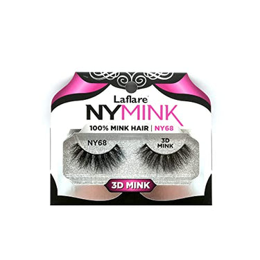 Laflare NYMink 3D Mink Lashes – NY68 - ANNS BEAUTY SUPPLY